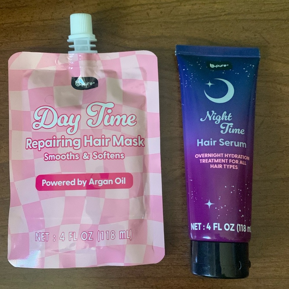 *5/$5* It’s bundle time! NWOT b pure 2pc Daytime/Night Time Hair Set